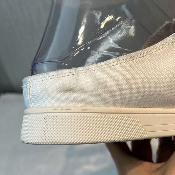 Spenco Orthotic White Canvas Slip On Sneakers Santa Rosa Mules Womens Sz 8.5 - Picture 7 of 10